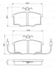 0 986 490 930 BOSCH Комплект тормозных колодок, дисковый тормоз