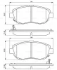 0 986 494 211 BOSCH Комплект тормозных колодок, дисковый тормоз