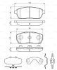 0 986 494 312 BOSCH Комплект тормозных колодок, дисковый тормоз