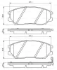 0 986 494 347 BOSCH Комплект тормозных колодок, дисковый тормоз