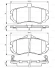 0 986 494 426 BOSCH Комплект тормозных колодок, дисковый тормоз