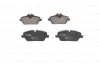 Превью - 0 986 494 588 BOSCH Комплект тормозных колодок, дисковый тормоз (фото 4)
