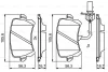 0 986 494 814 BOSCH Комплект тормозных колодок, дисковый тормоз