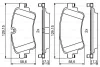 Превью - 0 986 494 833 BOSCH Комплект тормозных колодок, дисковый тормоз (фото 5)