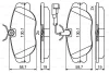 0 986 494 851 BOSCH Комплект тормозных колодок, дисковый тормоз