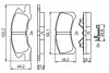 0 986 494 878 BOSCH Комплект тормозных колодок, дисковый тормоз