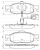 0 986 495 003 BOSCH Комплект тормозных колодок, дисковый тормоз