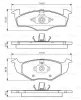 0 986 495 010 BOSCH Комплект тормозных колодок, дисковый тормоз