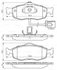 0 986 495 028 BOSCH Комплект тормозных колодок, дисковый тормоз