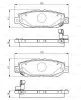 0 986 495 122 BOSCH Комплект тормозных колодок, дисковый тормоз