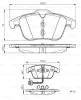 0 986 495 129 BOSCH Комплект тормозных колодок, дисковый тормоз