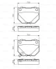 0 986 495 137 BOSCH Комплект тормозных колодок, дисковый тормоз