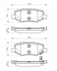 0 986 495 155 BOSCH Комплект тормозных колодок, дисковый тормоз