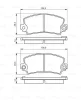Превью - 0 986 495 270 BOSCH Комплект тормозных колодок, дисковый тормоз (фото 2)