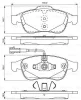 0 986 495 312 BOSCH Комплект тормозных колодок, дисковый тормоз