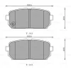 0 986 AB3 125 BOSCH Комплект тормозных колодок, дисковый тормоз