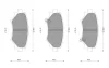 Превью - 0 986 T11 030 BOSCH Комплект тормозных колодок, дисковый тормоз (фото 3)