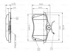 0 986 TB2 012 BOSCH Комплект тормозных колодок, дисковый тормоз