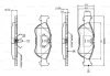 0 986 TB2 016 BOSCH Комплект тормозных колодок, дисковый тормоз