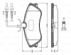 0 986 TB2 042 BOSCH Комплект тормозных колодок, дисковый тормоз