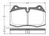 0 986 TB2 247 BOSCH Комплект тормозных колодок, дисковый тормоз