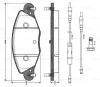 0 986 TB2 398 BOSCH Комплект тормозных колодок, дисковый тормоз