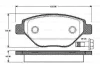 0 986 TB2 442 BOSCH Комплект тормозных колодок, дисковый тормоз