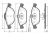 0 986 TB2 767 BOSCH Комплект тормозных колодок, дисковый тормоз