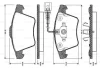 0 986 TB2 922 BOSCH Комплект тормозных колодок, дисковый тормоз