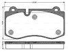 0 986 TB2 932 BOSCH Комплект тормозных колодок, дисковый тормоз