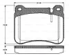 0 986 TB2 972 BOSCH Комплект тормозных колодок, дисковый тормоз