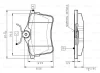 0 986 TB3 091 BOSCH Комплект тормозных колодок, дисковый тормоз