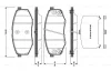 0 986 TB3 113 BOSCH Комплект тормозных колодок, дисковый тормоз