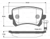 0 986 TB3 125 BOSCH Комплект тормозных колодок, дисковый тормоз