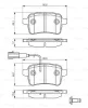 0 986 TB3 180 BOSCH Комплект тормозных колодок, дисковый тормоз