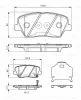 0 986 TB3 190 BOSCH Комплект тормозных колодок, дисковый тормоз