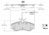 F 03A 150 022 BOSCH Комплект тормозных колодок, дисковый тормоз