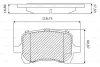 Превью - F 03B 050 152 BOSCH Комплект тормозных колодок, дисковый тормоз (фото 2)