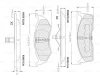 F 03B 150 029 BOSCH Комплект тормозных колодок, дисковый тормоз