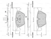 F 03B 150 112 BOSCH Комплект тормозных колодок, дисковый тормоз