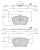 F 03B 150 271 BOSCH Комплект тормозных колодок, дисковый тормоз