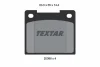 2008802 TEXTAR Комплект тормозных колодок, дисковый тормоз
