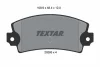 2029301 TEXTAR Комплект тормозных колодок, дисковый тормоз