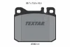 2039213 TEXTAR Комплект тормозных колодок, дисковый тормоз