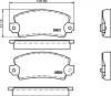 2042102 TEXTAR Комплект тормозных колодок, дисковый тормоз