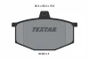 2048002 TEXTAR Комплект тормозных колодок, дисковый тормоз
