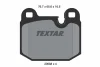 2058805 TEXTAR Комплект тормозных колодок, дисковый тормоз
