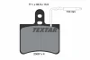 2066703 TEXTAR Комплект тормозных колодок, дисковый тормоз