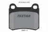 2068703 TEXTAR Комплект тормозных колодок, дисковый тормоз