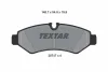 2074701 TEXTAR Комплект тормозных колодок, дисковый тормоз